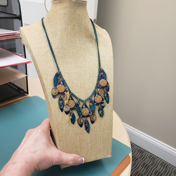 Eclectic Artsy, Made from India, NWT, Fashion Necklace & Earring Set - Picture 12 of 16